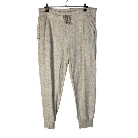 Athleta Petite Balance Toasted Heather Brown High Rise Jogger Sweatpants M - Picture 2 of 5